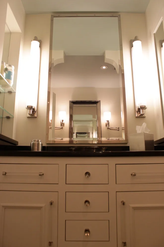 Sandy Springs Classic Hall Bathroom by SawHorse Design + Build - Photo 3