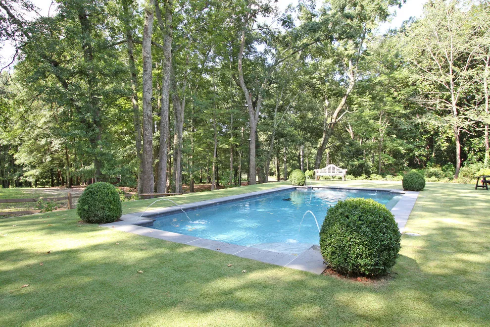 Covered Patio and Swimming Pool by Georgia Contractor Group Home Builders - Photo 11