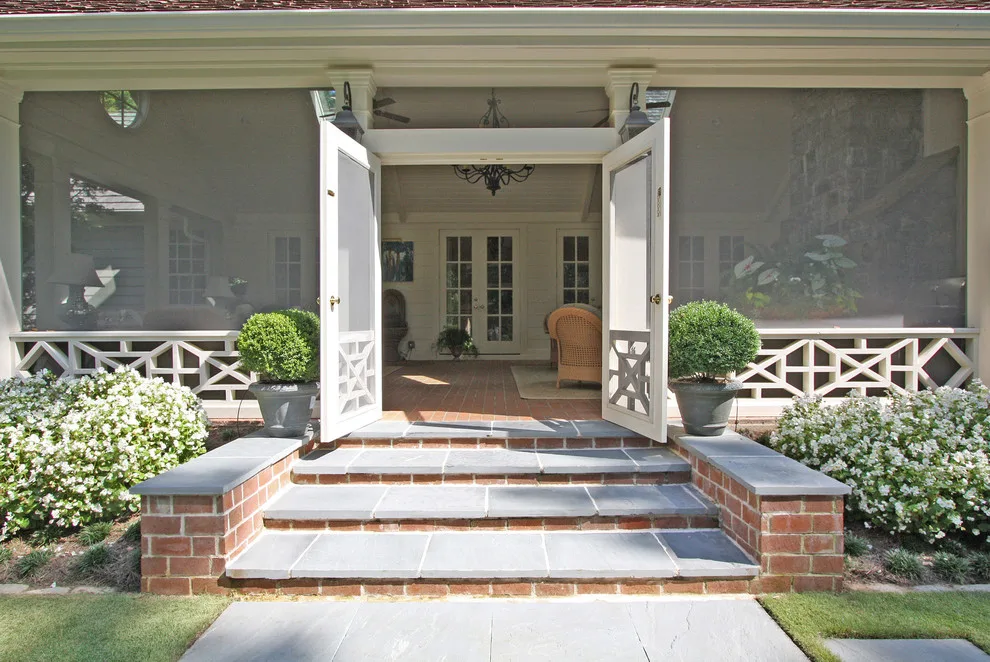 Covered Patio and Swimming Pool by Georgia Contractor Group Home Builders - Photo 13