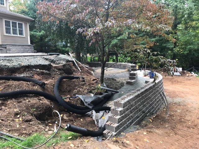Pheasant Chase. Patio and retaining wall, by Donnellan & Sons Landscaping - Photo 9