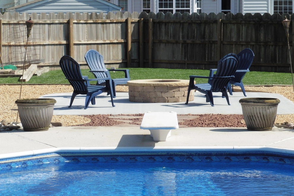 Patio & Fire Pit by the Pool by Dr. Dan's Landscaping & Architectural Design - Photo 12