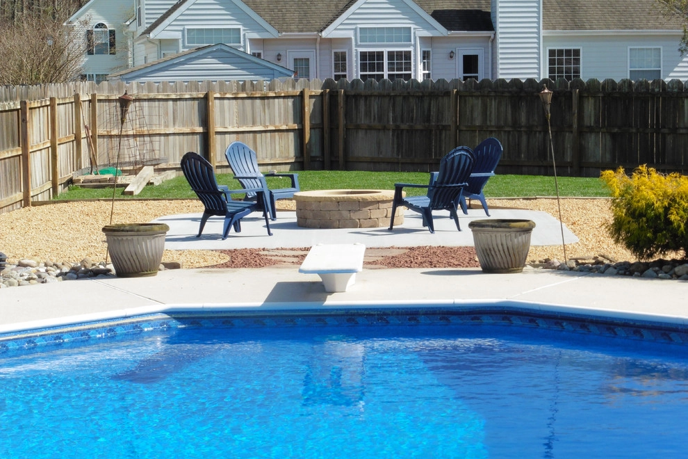 Patio & Fire Pit by the Pool by Dr. Dan's Landscaping & Architectural Design - Photo 8