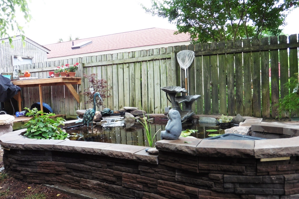 Koi Pond with new landscape and lighting by Dr. Dan's Landscaping & Architectural Design - Photo 9