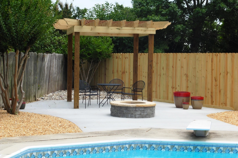 Patio, Firepit, Pergola Pool area by Dr. Dan's Landscaping & Architectural Design - Photo 4