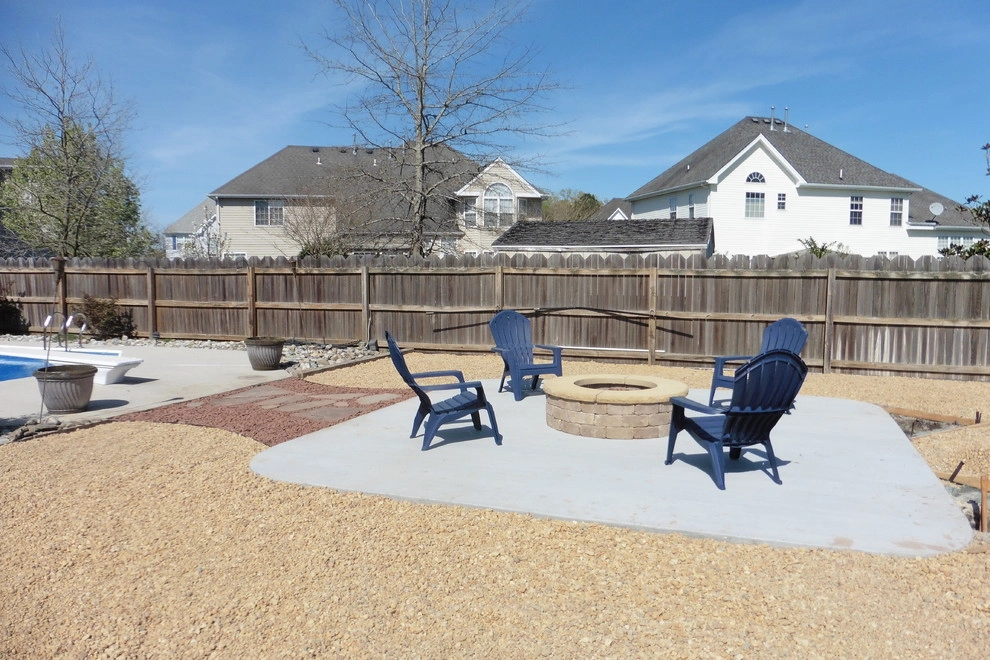 Patio & Fire Pit by the Pool by Dr. Dan's Landscaping & Architectural Design - Photo 18