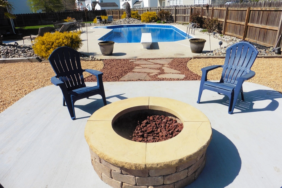 Patio & Fire Pit by the Pool by Dr. Dan's Landscaping & Architectural Design - Photo 6