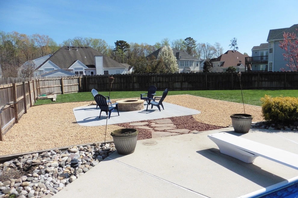 Patio & Fire Pit by the Pool by Dr. Dan's Landscaping & Architectural Design - Photo 7