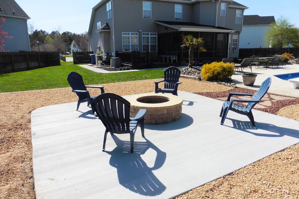 Patio & Fire Pit by the Pool by Dr. Dan's Landscaping & Architectural Design - Photo 14