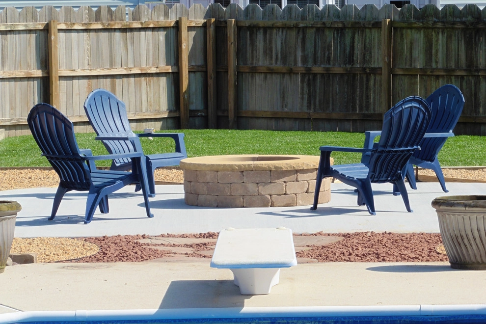 Patio & Fire Pit by the Pool by Dr. Dan's Landscaping & Architectural Design - Photo 11