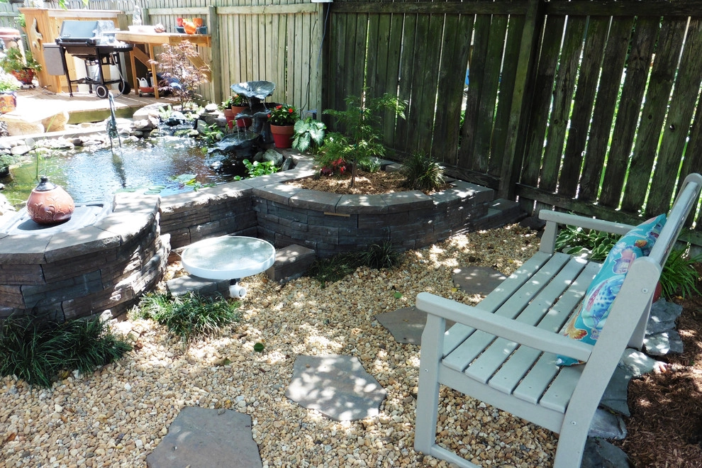 Koi Pond with new landscape and lighting by Dr. Dan's Landscaping & Architectural Design - Photo 12