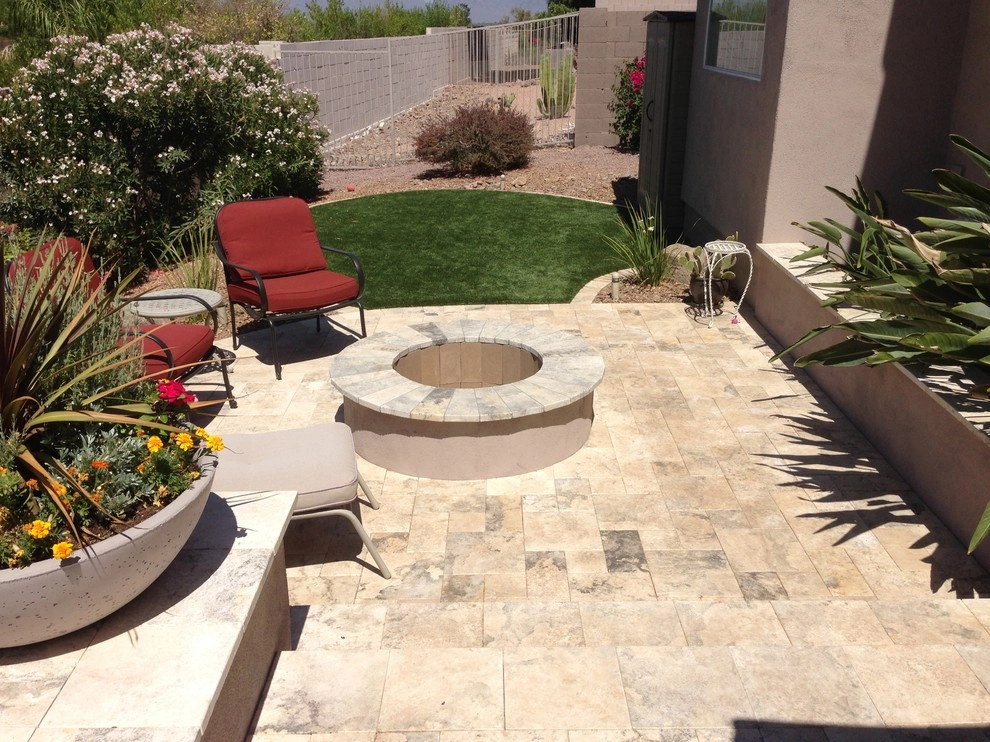 Multi-Levels Create This Phoenix Landscape Design! by Dream Retreats Landscape - Photo 7