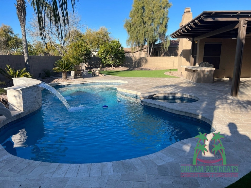 Arizona Backyard Renovation - Gilbert - Pace Project by Dream Retreats Landscape - Photo 7