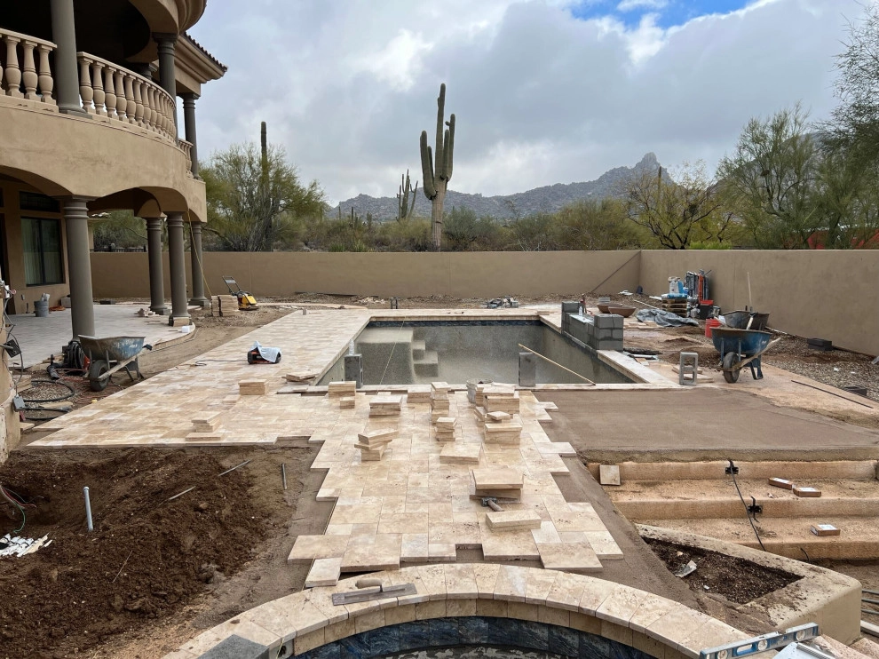 Scottsdale Backyard & Pool Deck Renovation - 90th St Project by Dream Retreats Landscape - Photo 3