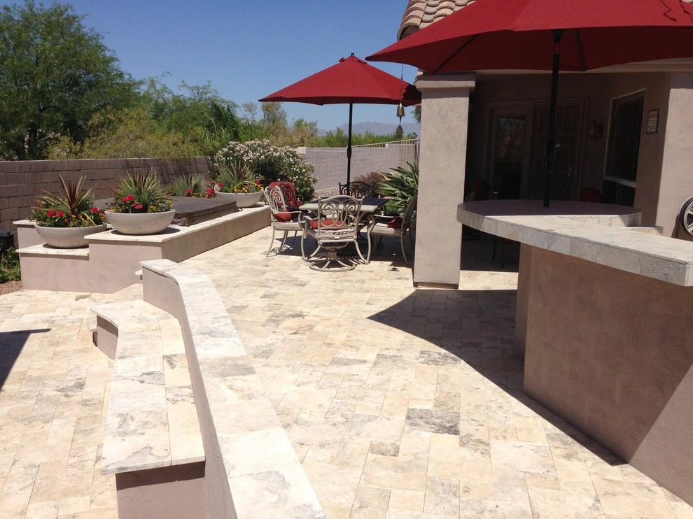 Multi-Levels Create This Phoenix Landscape Design! by Dream Retreats Landscape - Photo 10
