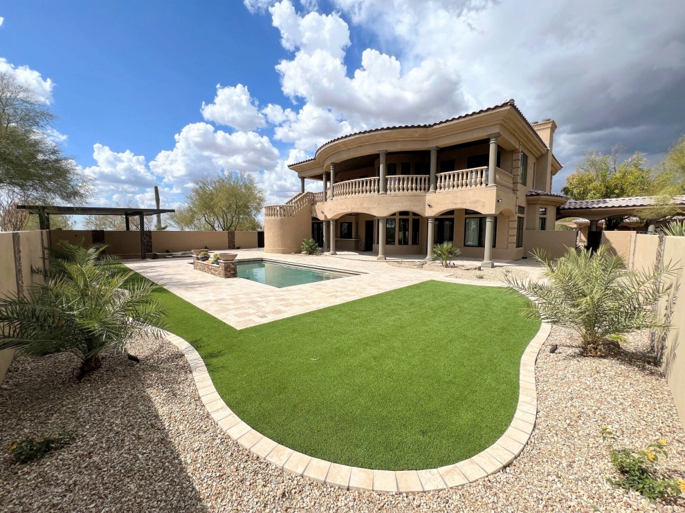 Scottsdale Backyard & Pool Deck Renovation - 90th St Project by Dream Retreats Landscape - Photo 5