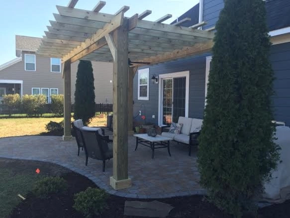Wood Pergola by Dreamscape Designers Landscape Company - Photo 11