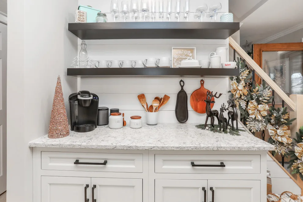 A Festive Coastal Kitchen by Baine Contracting, Inc. - Photo 29