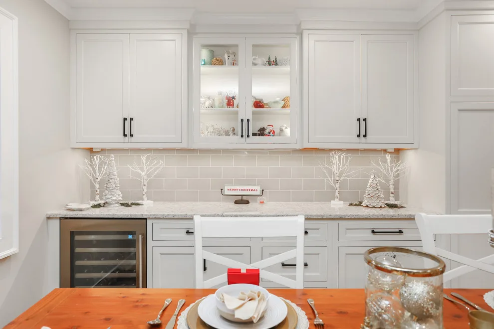 A Festive Coastal Kitchen by Baine Contracting, Inc. - Photo 21