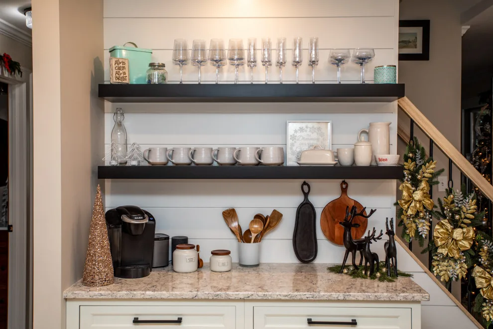 A Festive Coastal Kitchen by Baine Contracting, Inc. - Photo 27