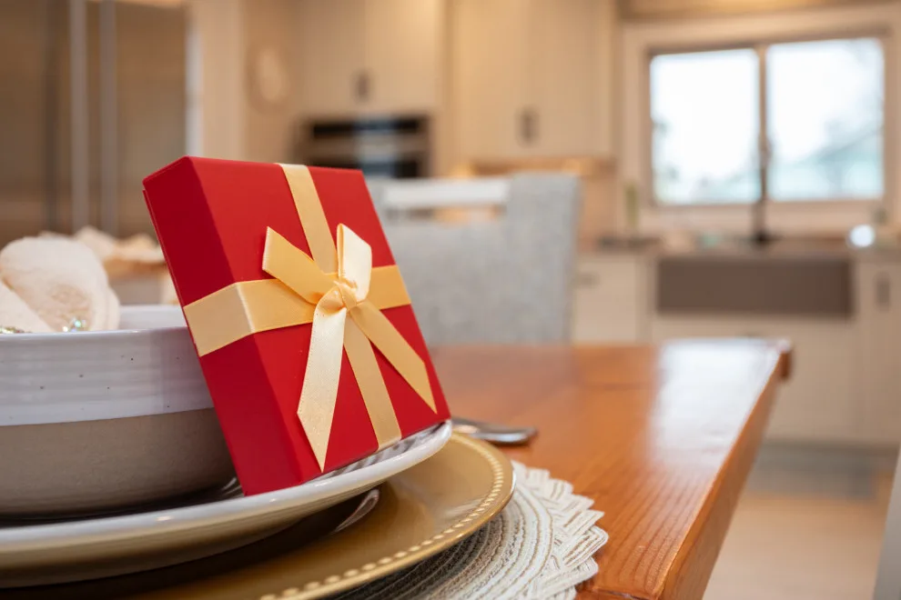 A Festive Coastal Kitchen by Baine Contracting, Inc. - Photo 30