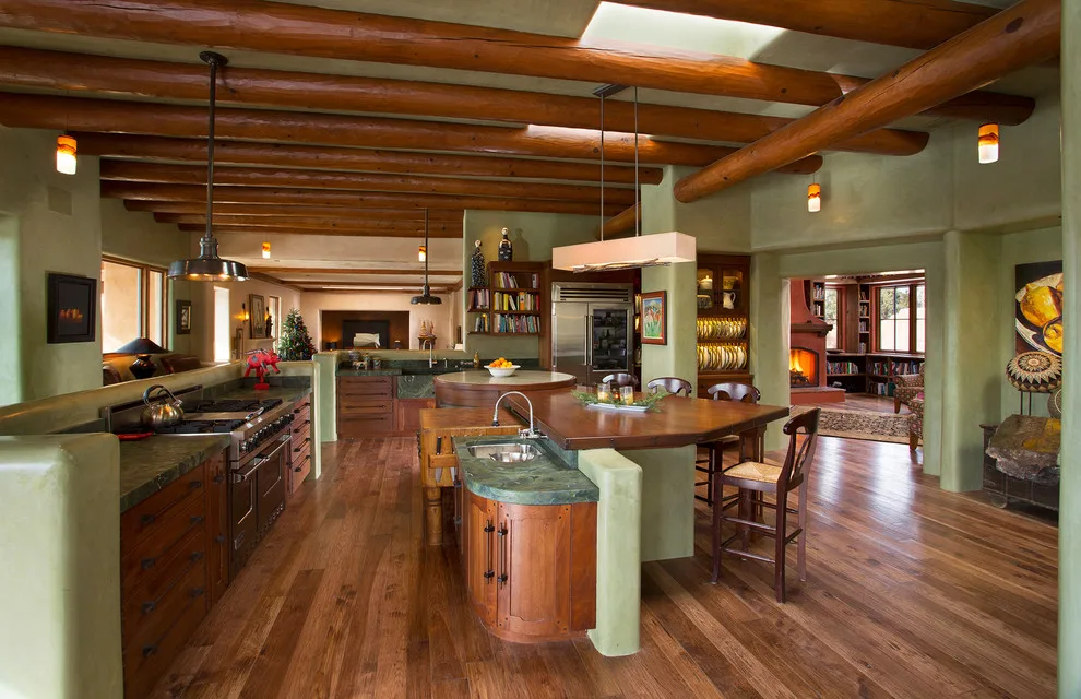 Adobe Residences in Santa Fe New Mexico by Prull Custom Builders - Photo 13