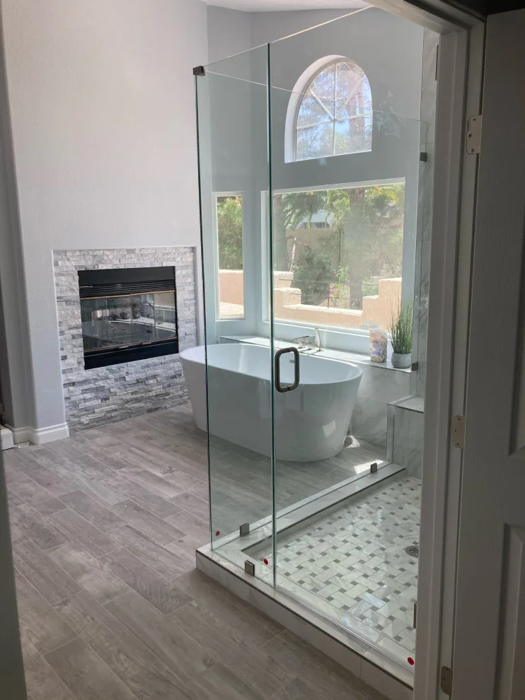 Ample Bathroom Renovation by Home Design Construction - Photo 5