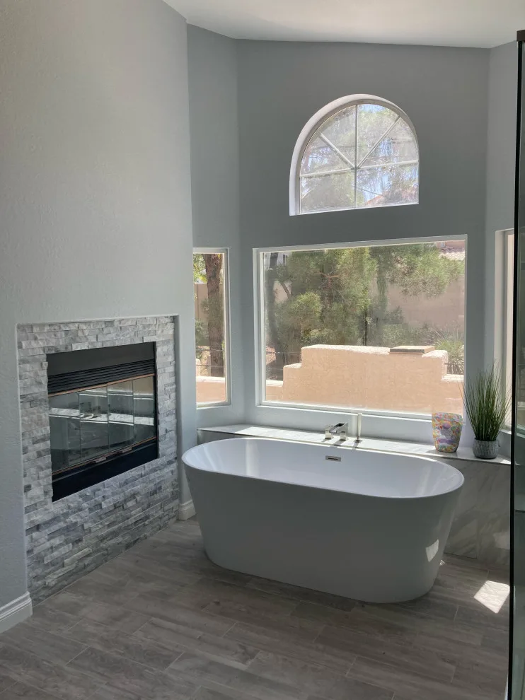 Ample Bathroom Renovation by Home Design Construction - Photo 3
