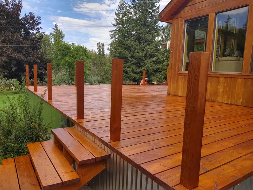 Expansive Deck Enhances a Mountain Getaway by Shawn's Tile & Construction - Photo 2