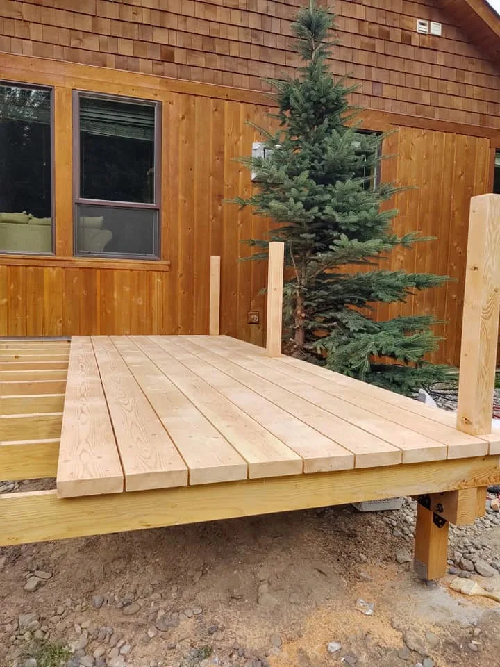Expansive Deck Enhances a Mountain Getaway by Shawn's Tile & Construction - Photo 6