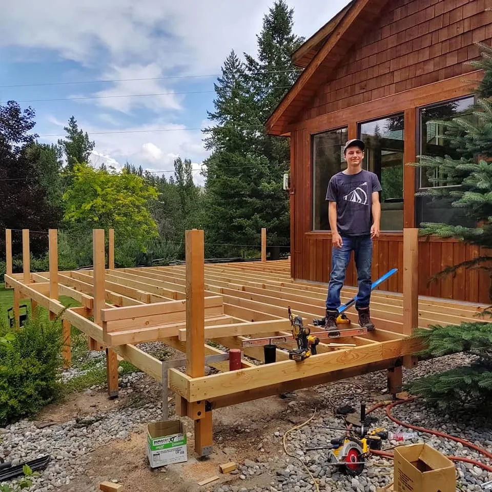 Expansive Deck Enhances a Mountain Getaway by Shawn's Tile & Construction - Photo 3