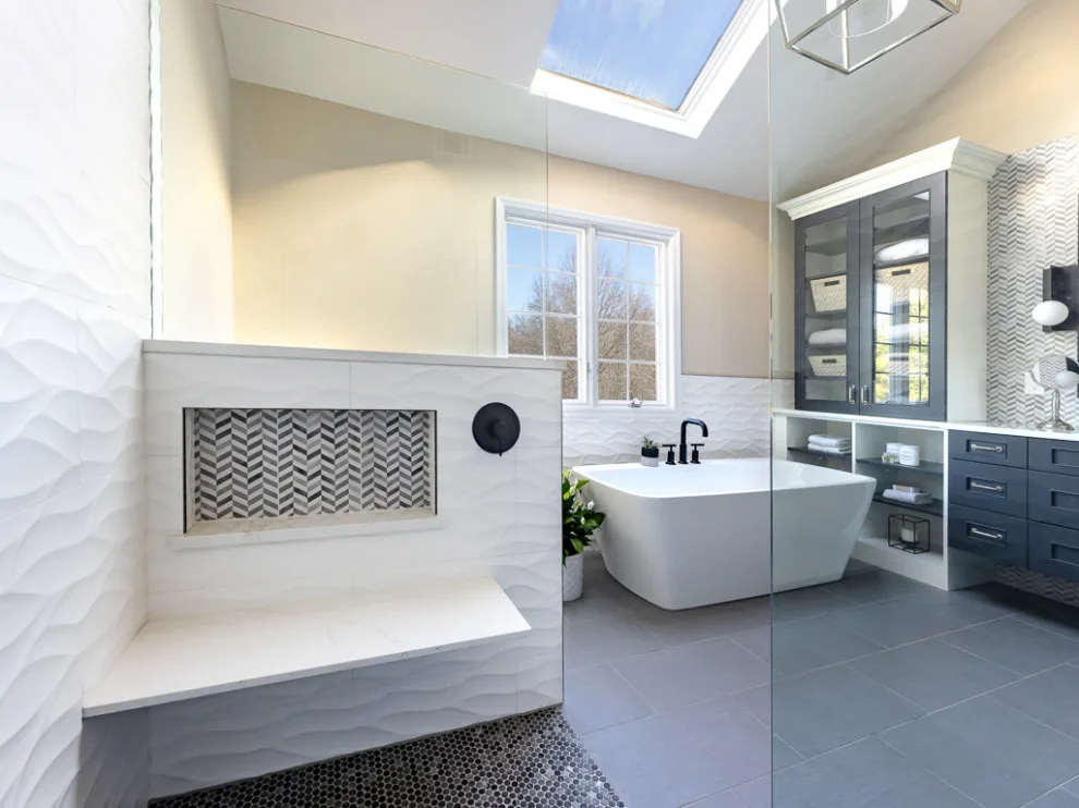 Roomy Master Bathroom in Chester by JMC Home Remodeling - Photo 10