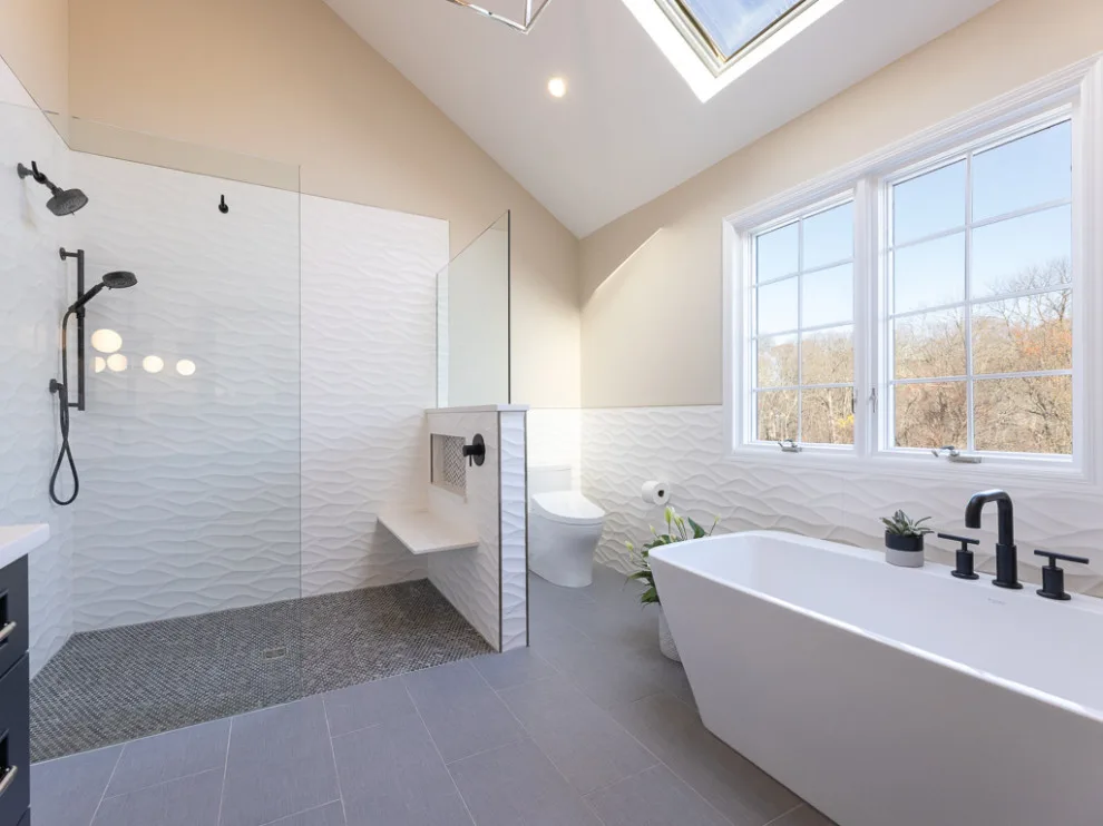 Roomy Master Bathroom in Chester by JMC Home Remodeling - Photo 11