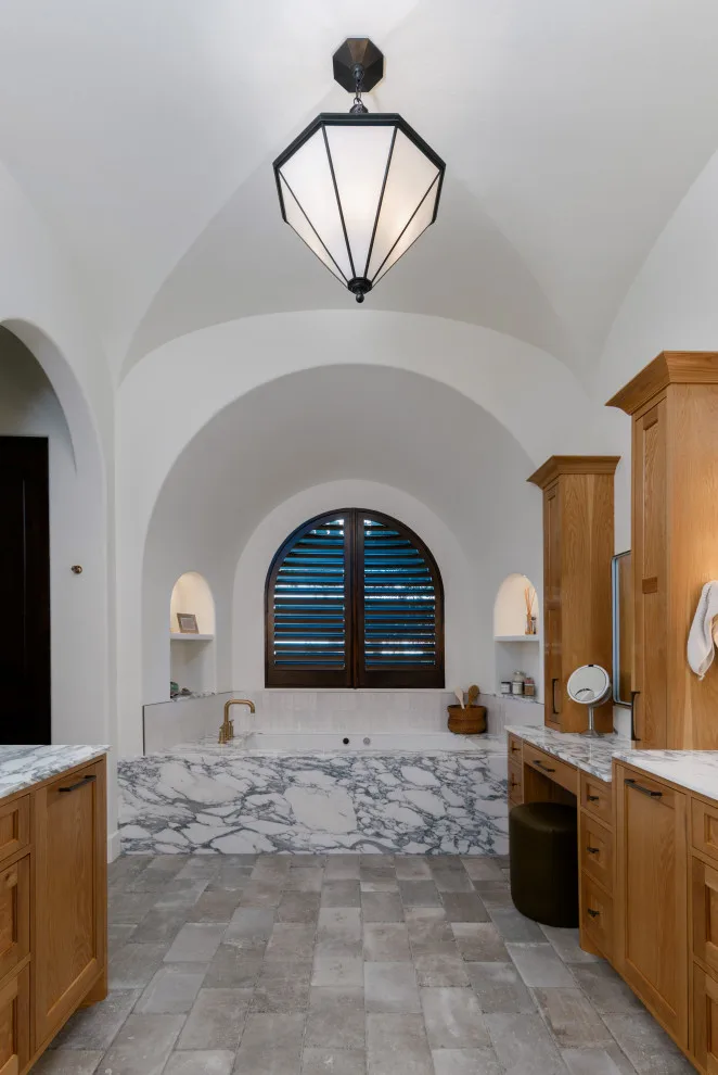 Italian Master Bath at Spanish Oaks by New Creations Custom Kitchen And Bath - Photo 7