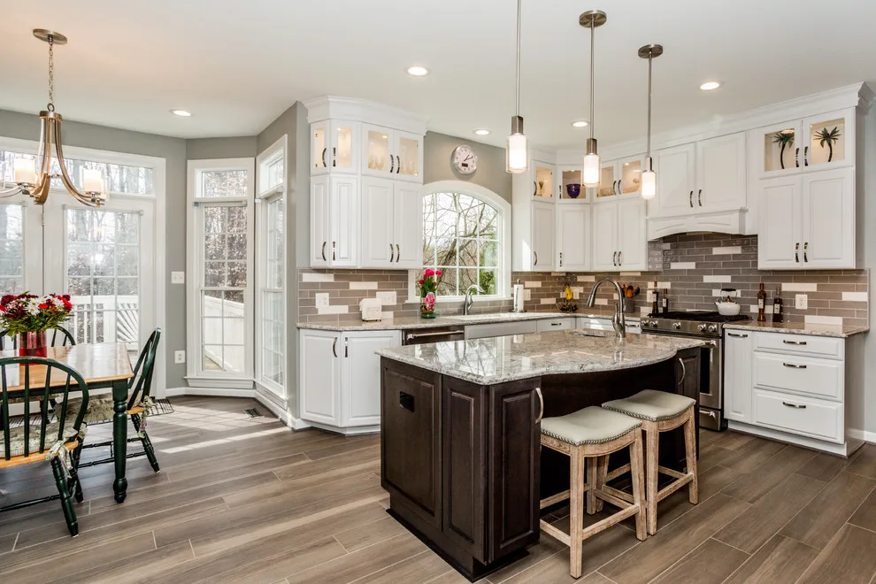 Elegant Transitional Kitchen in Springfield 11810 by Foster Remodeling Solutions, Inc. - Photo 3