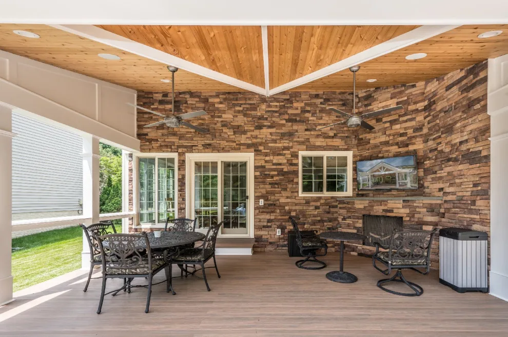 Springfield Classic Patio with Outdoor Entertainment Space by Foster Remodeling Solutions, Inc. - Photo 4