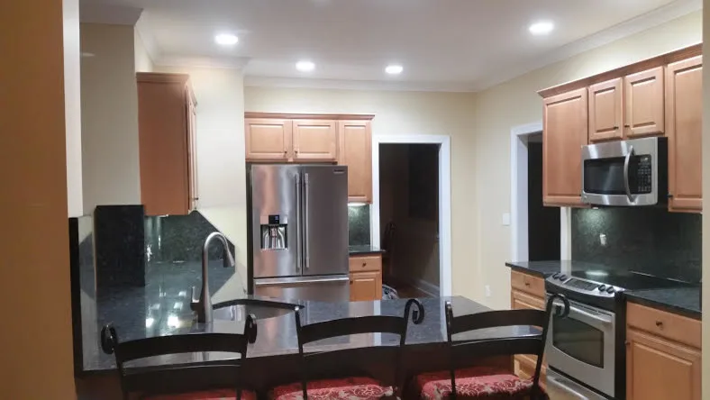 Granite Countertop in Steel Grey with Complete Backsplash by SGTops LLC - Photo 3