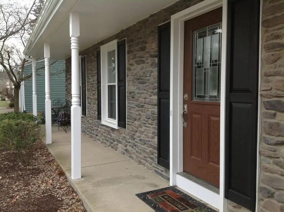 Rock, Entrance and Vinyl Cladding by Medina Exteriors & Remodeling - Photo 2