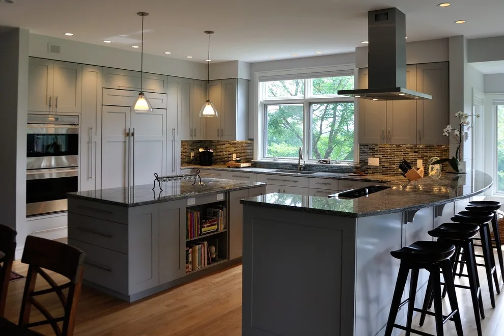 Transitional Kitchen in Stowe Grey by Dovetail Designs By Jenny Volk - Photo 6