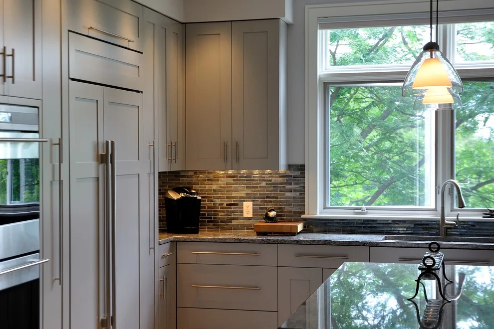 Transitional Kitchen in Stowe Grey by Dovetail Designs By Jenny Volk - Photo 5