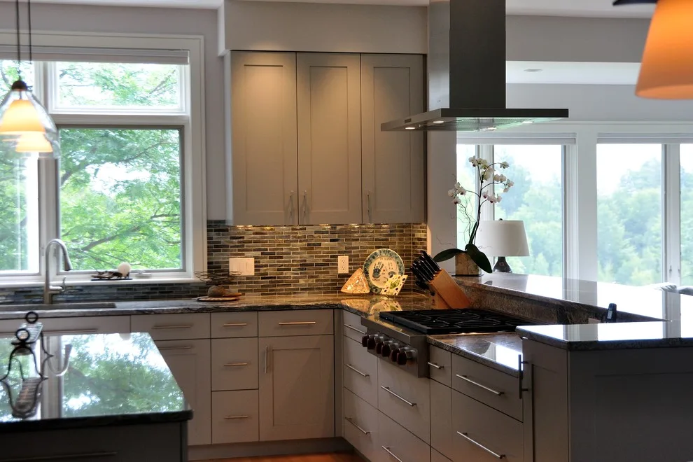 Transitional Kitchen in Stowe Grey by Dovetail Designs By Jenny Volk - Photo 2