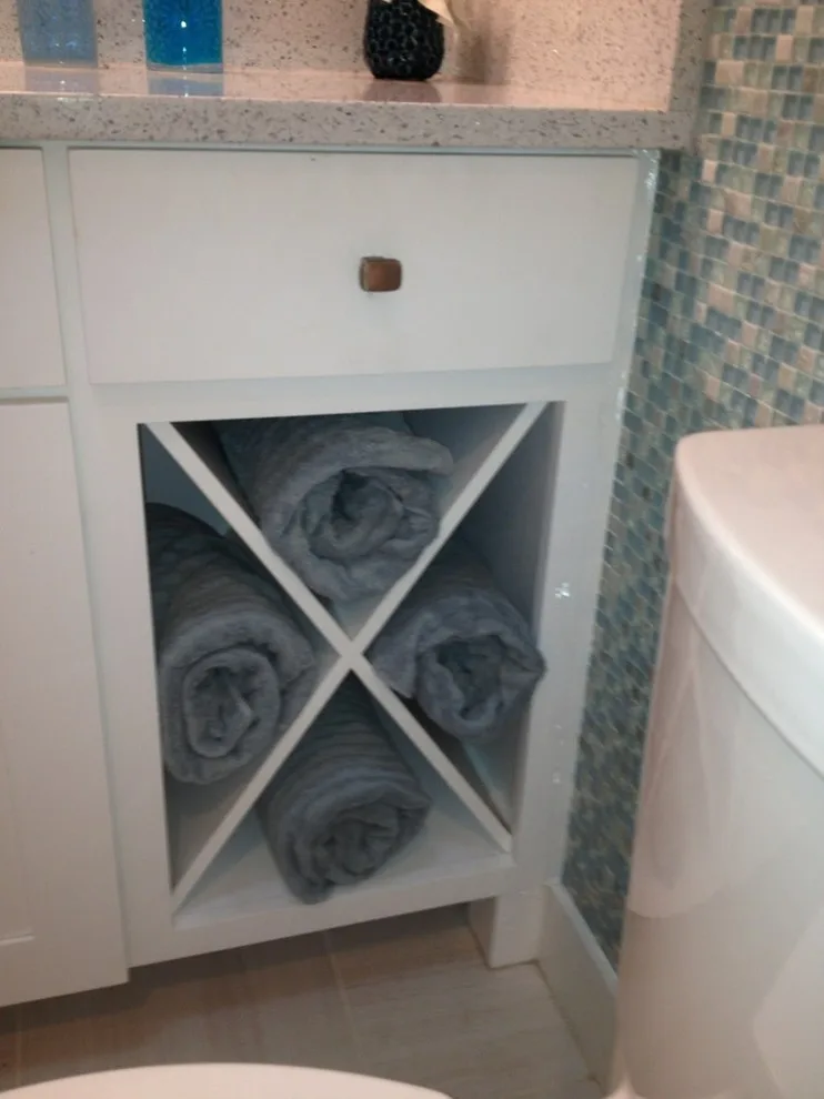 Stratham NH Bathroom Makeover by The Design Center At Ricci Lumber - Photo 2