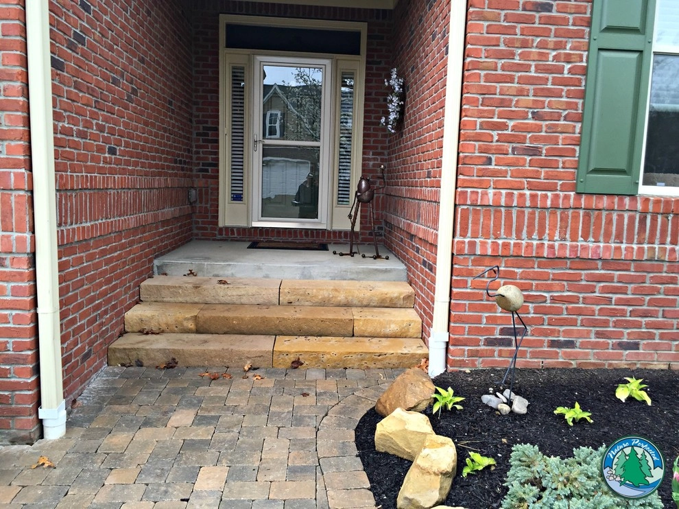 Entryway Update and Redesign by Eagleson Landscape Co. - Photo 2
