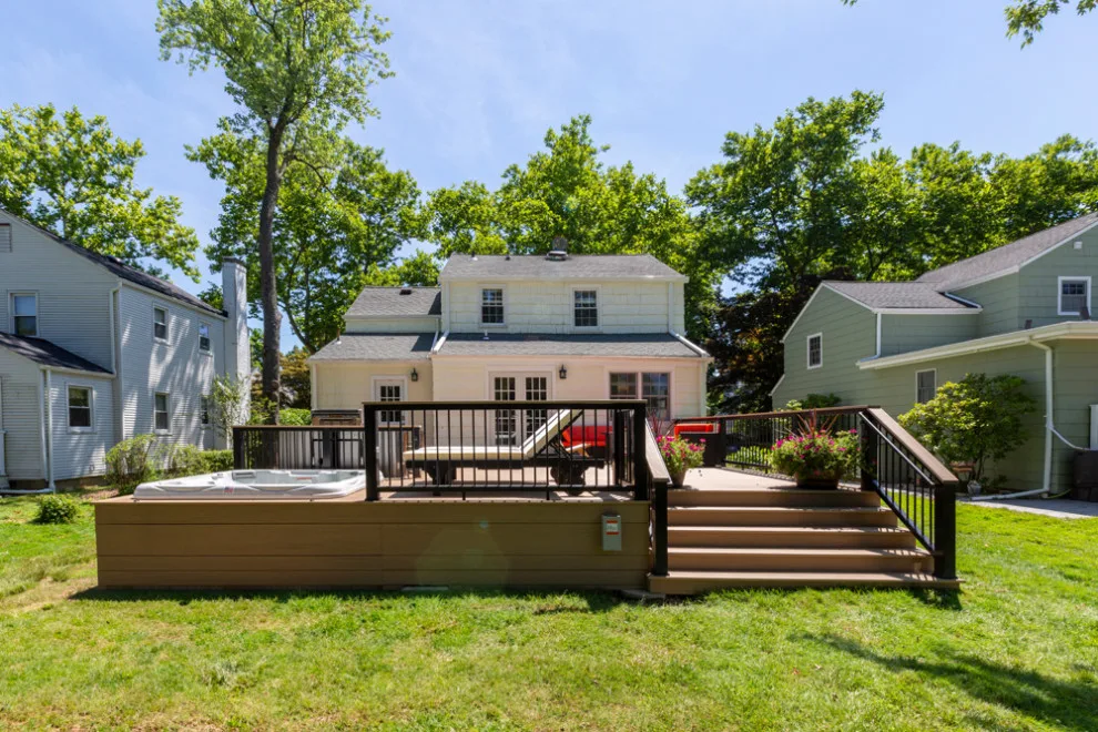 Chatham, NJ Tallmadge Avenue Deck by KraftMaster Renovations - Photo 2
