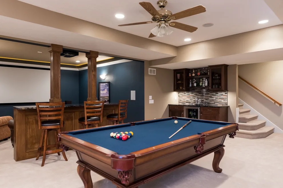 Carmel, IN Theater and Gaming Basement - 2015 by The HomeWright, LLC - Photo 3