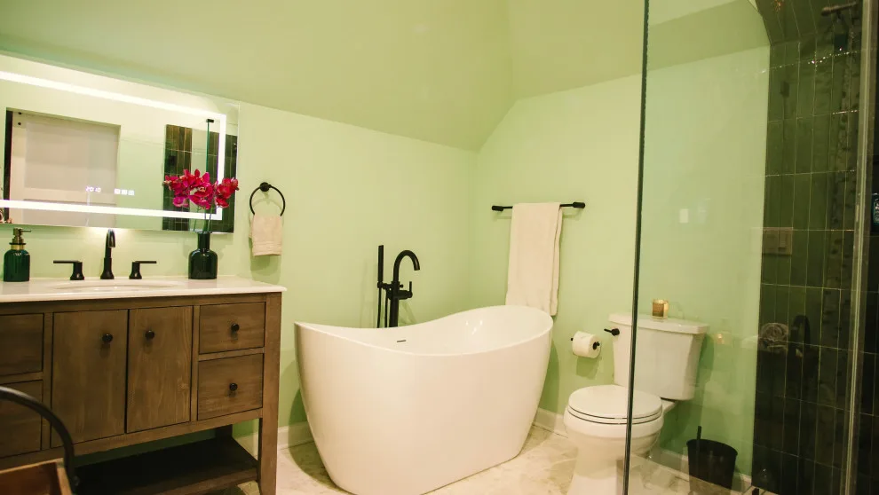 Tosomock Lane Restroom by DGK Design + Build - Photo 20
