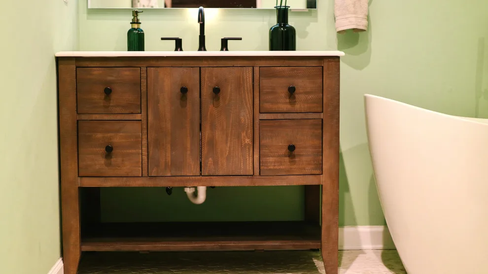 Tosomock Lane Restroom by DGK Design + Build - Photo 13