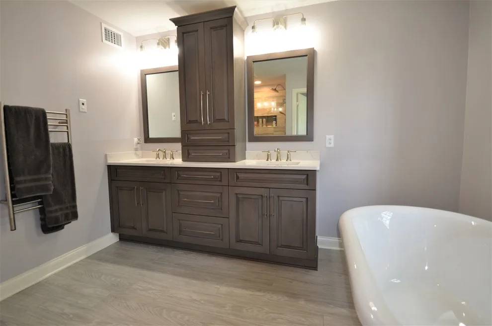 Complete Makeover - Master Bathroom, Guest Bathroom & Powder Room by Conrad Kitchen, Bath And Remodeling LLC - Photo 7