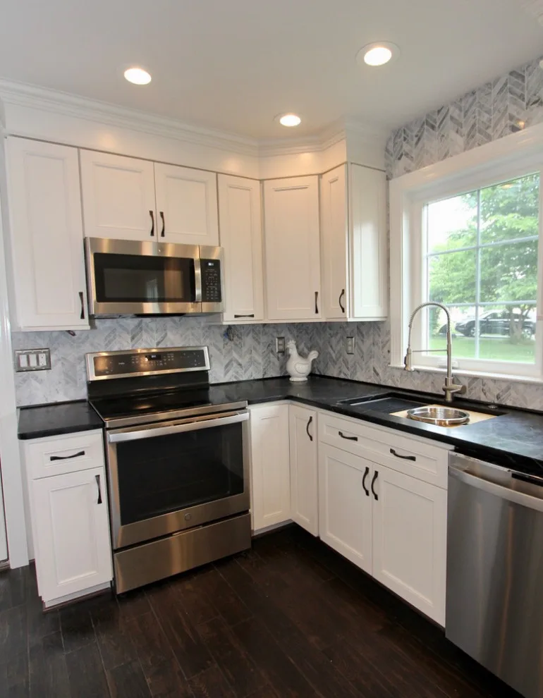Towson Transitional White Kitchen by Taylor Made Custom Contracting Inc. - Photo 3