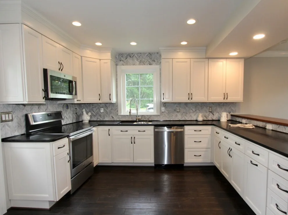 Towson Transitional White Kitchen by Taylor Made Custom Contracting Inc. - Photo 6