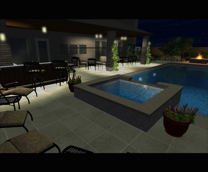 Sleek Outdoor Living Model by Easy Landscape Plan, LLC - Photo 2